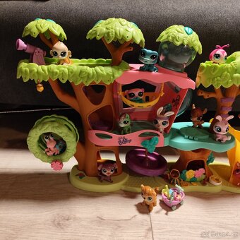 LPS stromový domeček spoustu zvířátek a doplňky - 2