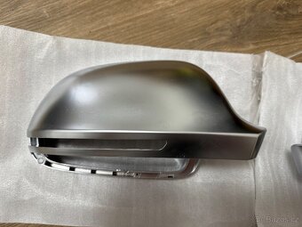 kryty zrcátek Audi - stříbrné S-Line - 2