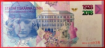 PAMĚTNÍ LIST BANKOVKY 90 LET S MAXEM ŠVABINSKÝM, STC - 2