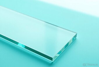 Skleněné poličky - nové - 2