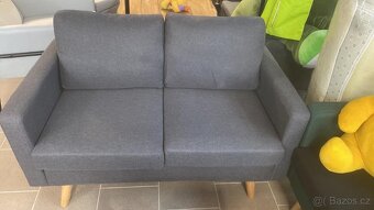 BLAIR dvoumístná pohovka, šedá - 2