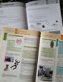 Učebnice a pracovní sešit francouzského jazyka - cena za obě - 2