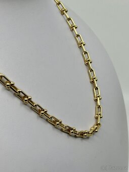 ZLATÝ DÁMSKÝ ŘETÍZEK 49 cm. 17,26g. 585/1000 - 2