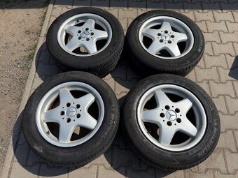 4x al kola 5x112 16 + pneu letní 225/55 R16 - 2