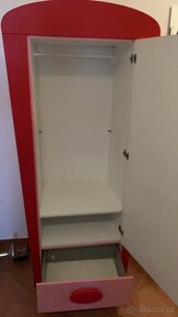Dětská (holčičí) šatní skříň IKEA MAMMUT 170x60x50 - 2