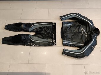 Alpinestars Octane-Pánská kožená moto kombinéza, dvoudílná - 2