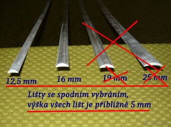 Hliníkové půlkulaté lišty - 2