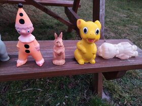 Staré gumové a plastové hračky pro děti z dob ČSSR a ČSR - 2