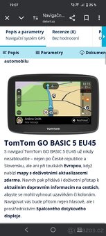 Tom Tom Basic Evropa 64+32 gb nová - 2