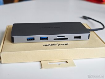 USB-C Hub AlzaPower 12v1 hliníkový - 2