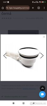 Sprchová vanička 100x100 černá. - 2