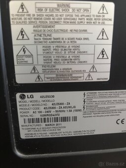 TV LG 107 cm model 42LE5300 - 2