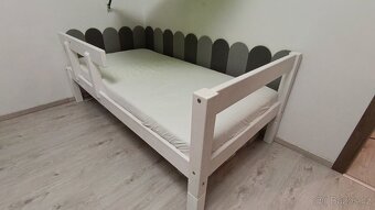 Dětská postel Benlemi 160x80cm + bočnice + matrace - 2