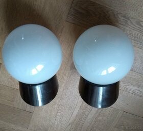 Funkcionalistická lampa svítidlo bakelit / sklo - 2 kusy - 2
