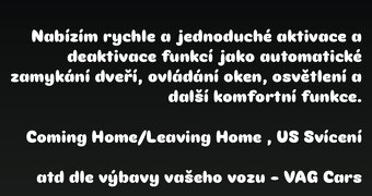 Aktivace / Deaktivace fukncí vašeho vozu - 2