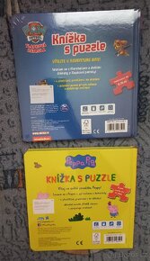 Knížka s puzzle Tlapkova patrola, Peppa pig - 2