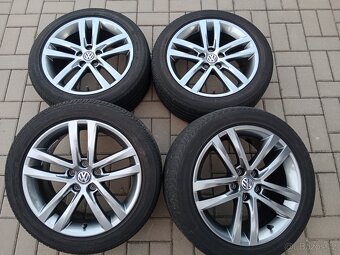 alu kola 5x100 r16 VW Polo a letní 215/45/16 - 2