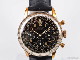 Breitling Navitimer 806 Chronograf 18k zlato ručně vinuté Ve - 2