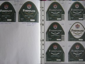 152x katalogová sbírka pivní etikety Benešov 1997-2004 - 2