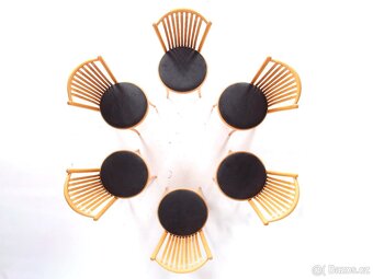 Jídelní židle TON, krásný stav s novým čalouněním. - 2