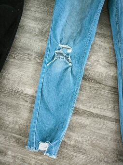 Trhané džíny vel. M - 2