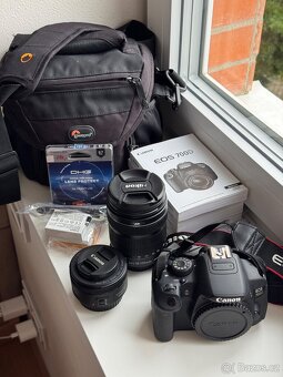 Canon EOS 700D – téměř nepoužitý set s 2 objektivy, filtrem - 2