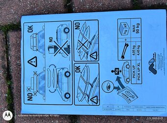 příčníky Menabo pick-up 120cm - 2