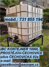 IBC PODSTAVEC 3.200,-Kč v.=50cm PROSTĚJOV mob:731 855 194 - 2
