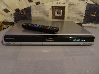 DVD rekordér PANASONIC DMR-EX77- 160 GB HDD- HDMI-české menu - 2
