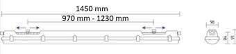 Led svítidlo 150cm - 2