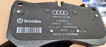 Brzdové destičky Audi RS6 C7 Keramické kotouče - 2