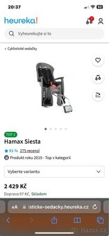 Cyklistická sedačka pro děti - 2