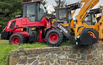 Kolový, kloubový nakladač CR12 - nosnost 1200 kg robustní - 2