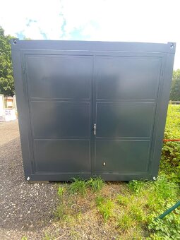 Skladový kontejner v rozměru 3x7m s plechovými vraty - 2