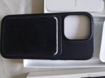 Apple magnetický obal na mobil + KOŽENÁ peněženka s MagSafe - 2