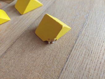 Dřevěné kostky pro děti, 49ks - 2