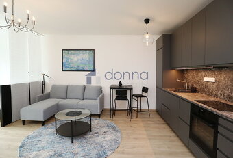 Pronájem bytu 1+kk, 38m2, ve 2. NP v novostavbě, zahrada, pa - 2