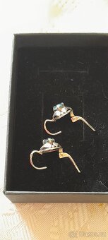 Starožitné stříbrné náušnice 925 - 2