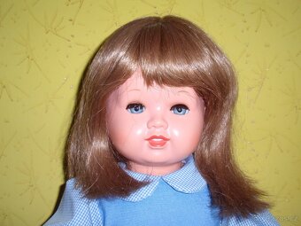 Stará značená panenka v původních šatech a botách - 2