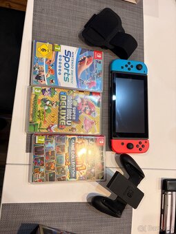 Nintendo Switch + 3 hry - 2