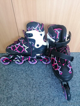 Nastavitelné kolečkové brusle ELIITI Purple vel XL -42-45 - 2