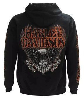Mikina S Kapucňou Harley Davidson Wisconsin - 2