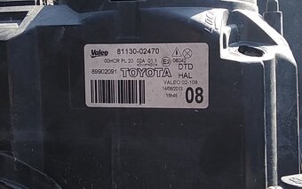 Přední levé světlo Toyota AURIS 10/2006-2010 - 2