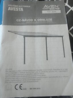Přístěnná ALU pergola AVESTA - 2
