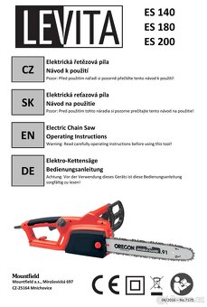 Elektrická řetězová pila LEVITA 200 ES - 2