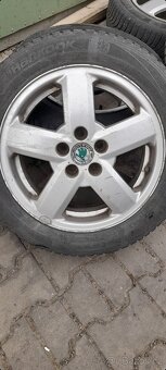Prodám originál ALU kola ŠKODA 5x100 et38 - 2