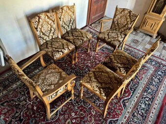 Set dubových jídelních židlí, 4901 - 2