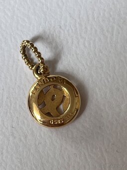 Zlatý přívěsek Pandora 585 - 2