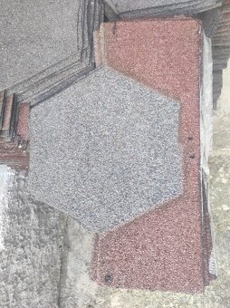 Kanadský šindel střecha šablony použité + lepenkové hřebíky - 2