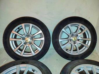 alu kola R16 5x114.3 s pneu 205/55 + tpms senzory - 2